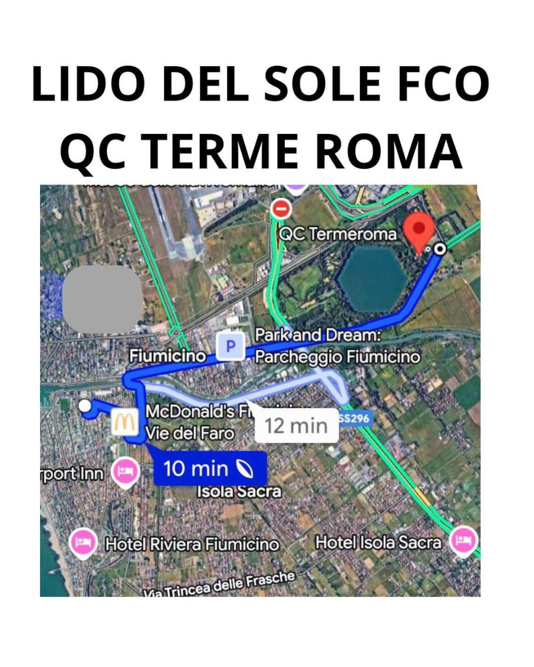 Апартаменты Lido Del Sole Fco Фьюмичино Экстерьер фото